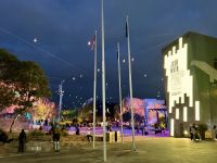 6. Reisetag – Abendspaziergang in Melbourne – Federation Square