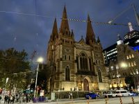 6. Reisetag – Abendspaziergang in Melbourne – St Paul's Cathedral
