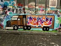 6. Reisetag – Abendspaziergang in Melbourne – Street Art in der Hosier Lane