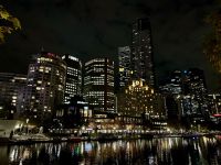 6. Reisetag – Abendspaziergang in Melbourne – Soutbank mit dem Eureka Tower