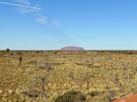 8. Reisetag – Fotostopp „Kata Tju?a Dunes Viewing Area“ – Blick zum Uluru