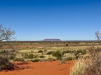9. Reisetag – Fotostopp am Mount Conner auf der Fahrt nach Alice Springs