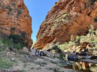 10. Reisetag – Ausflug in die West MacDonnell Ranges – Spaziergang zur Simpsons Gap