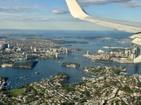 18. Reisetag – Landeanflug auf Sydney – Hafenbrücke und Opernhaus