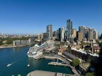 19. Reisetag – Tag in Sydney – Aussicht vom Pylon Lookout auf den CBD