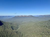 20. Reisetag – Tagesausflug in die Blue Mountains – Elysian Rock Lookout – Blick auf den Mount Solitary