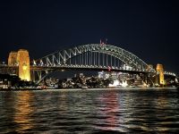 20. Reisetag – Zurück in Sydney – Harbour Bridge bei Nacht