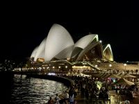 20. Reisetag – Zurück in Sydney – Opernhaus bei Nacht 