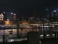 Skyline bei Nacht-Melbourne 
