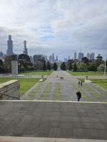 Aussicht auf die Skyline von Melbourne