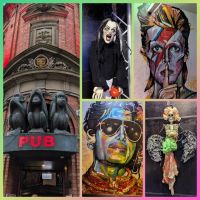 Besuch im Pub kurz vor Halloween