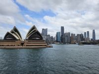 Skyline vom Wasser aus (Hafenrundfahrt)