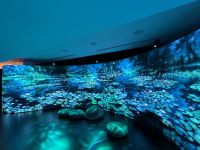 Singapur: Flower Dome, Sonderausstellung von Claude Monet