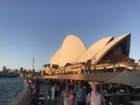 Sydney-Oper in der Abenddämmerung 