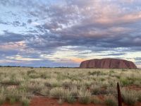 Sonnenuntergang, Ayers Rock, Outback