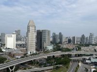 Blick vom Singapore Flyer