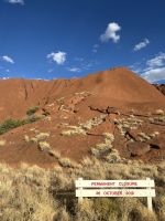 Uluru / Ayers Rock - ehemaliger Aufstieg