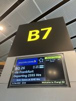 Rückreise Teil 3: Singapur - Frankfurt
