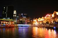 Abendspaziergang durch Singapur