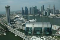 Blick aus dem größten Riesenrad der Welt