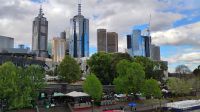 Blick von Princes Bridge, Melbourne 