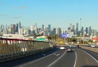 Über Westgate Bridge zurück nach Melbourne 