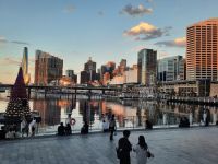 abendlicher Bummel Darling Harbour