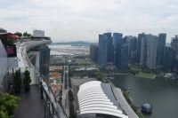 Blick auf das Bankenviertel Singapurs