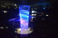 Lichtshoe am Wasserfall 