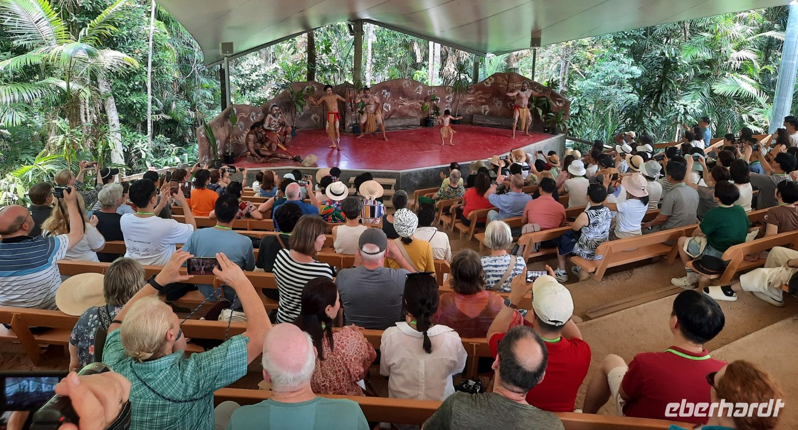 abschließende Performance im Amphitheater