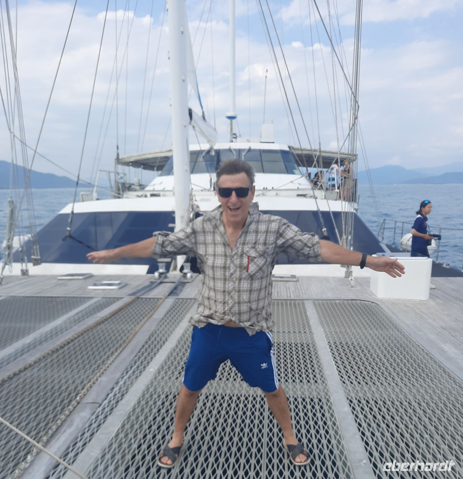 ordentlicher Fahrtwind an Deck