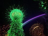 Die beleuchteten Supertrees in Gardens by the Bay &ndash; &copy; Gunter Looß (Eberhardt TRAVEL)