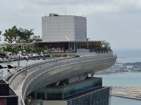 Blich auf den Hotelpool 