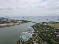 Blick auf Gardens by the Bay mit Cloudforest und Flowerdom &ndash; &copy; Gunter Looß (Eberhardt TRAVEL)
