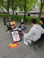 Stadtteil Southbank in Melbourna, Straßenkünstler &ndash; &copy; Andrey Kulikov (Eberhardt TRAVEL)