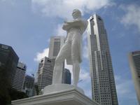 Singapur - Sir Stamford Raffles Statue