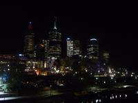 Melbourne - Skyline bei Nacht