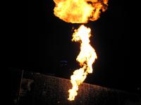 Melbourne Skyline - Feuershow am Casino