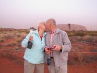Sonnenuntergang am Ayers Rock
