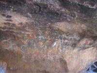 Wandmalereien am Ayers Rock
