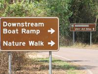 Straße zum Ubirr Felsen