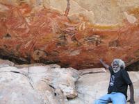 Wandmalereien am Injalak Hill