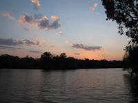 Sonnenuntergang am Alligatorriver