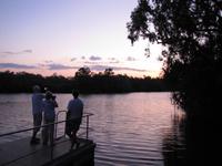 Sonnenuntergang am Alligatorriver