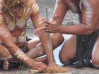 Ureinwohnershow im Tjapukai Culture-Park