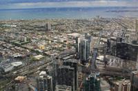 Blick über Melbourne vom Eureka Tower