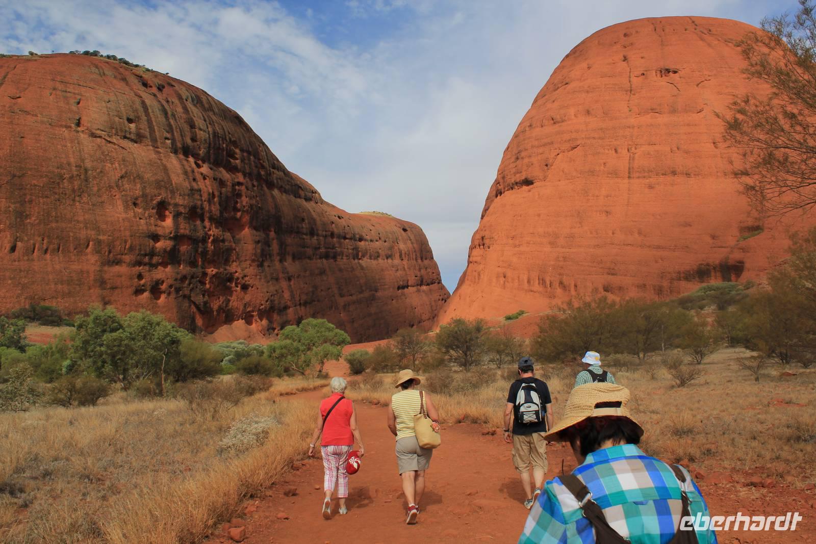 Spaziergang an den Olgas - Kata Tjuta 