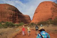 Spaziergang an den Olgas - Kata Tjuta 