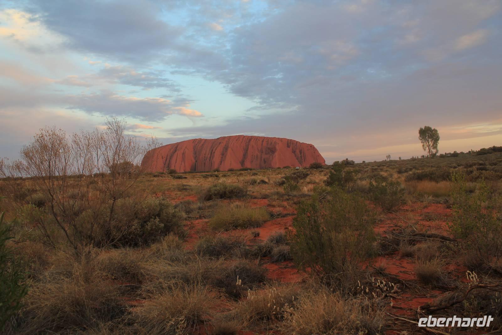 Sonnenuntergang am Uluru