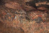 Höhlenmalerei am Uluru